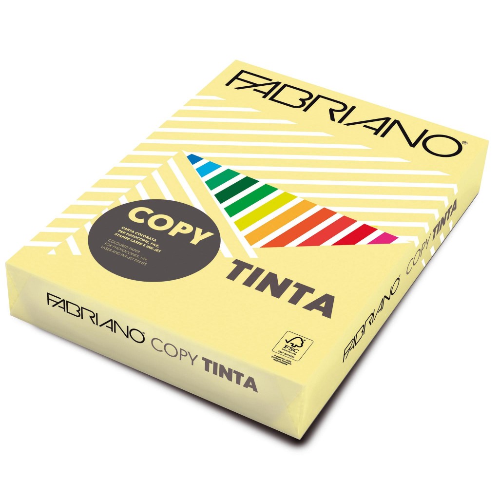 Papir Fabriano copy A4/200g banana 100L 64421297 (zamjena š77157)