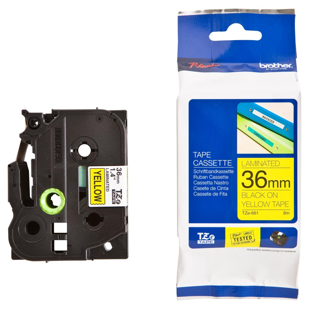Vrpca Brother p-touch TZE661 36mm yellow/black
