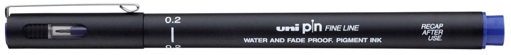 Marker Uni pin02-200 plavi