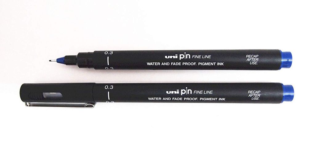 Marker Uni pin03-200 plavi