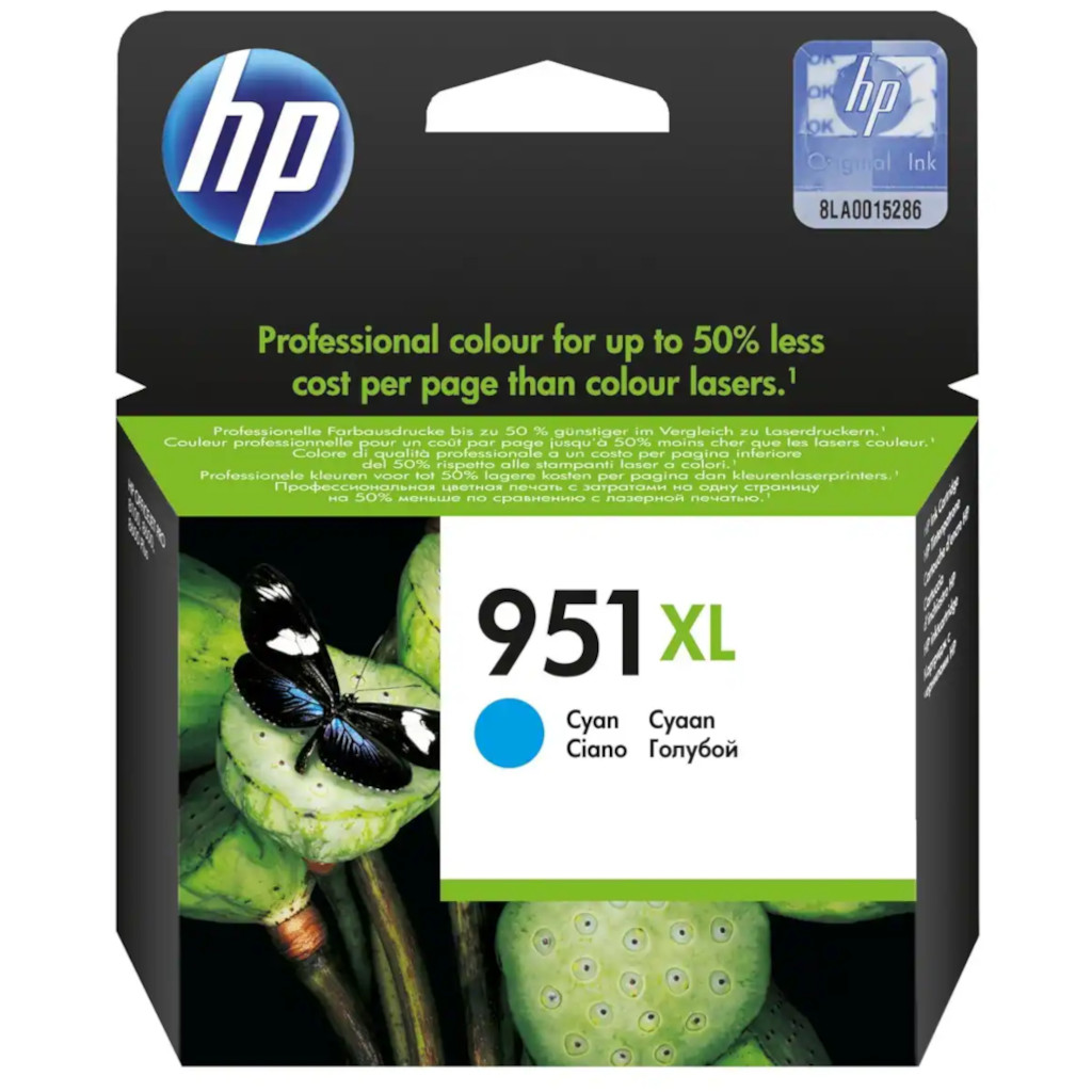 Tinta HP CN046AE#BGX no.951XL OJ251/OJ8600 cyan