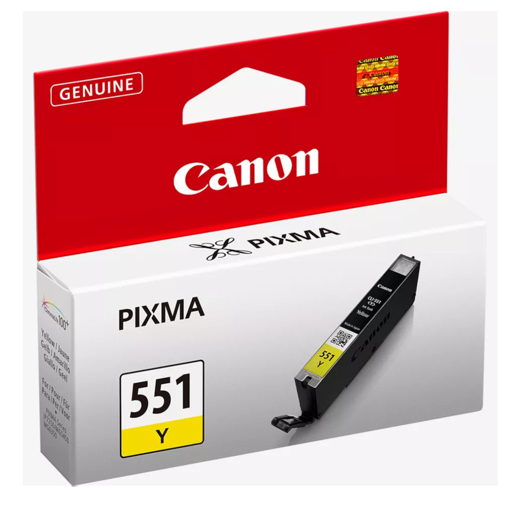 Tinta Canon CLI-551y yellow #6511B001AA 