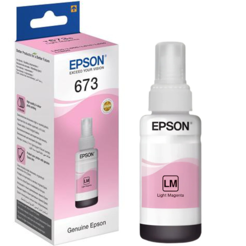 Tinta Epson T6736 L800 light magenta ecotank C13T67364A 70ml