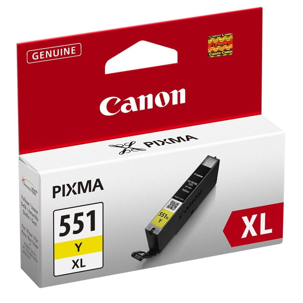 Tinta Canon CLI-551y xl yellow #6446B001AA