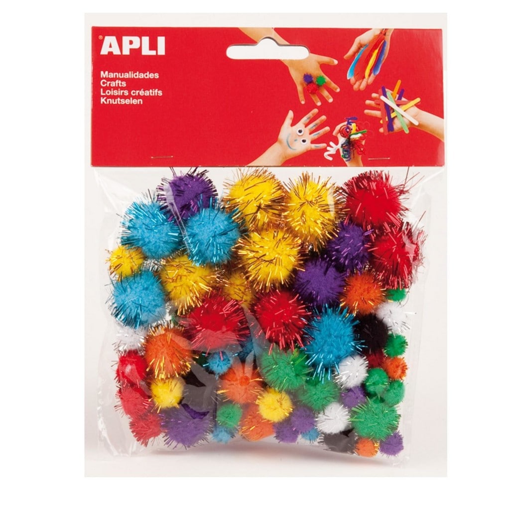 Pom pom Apli glitter colours 78/1 13062