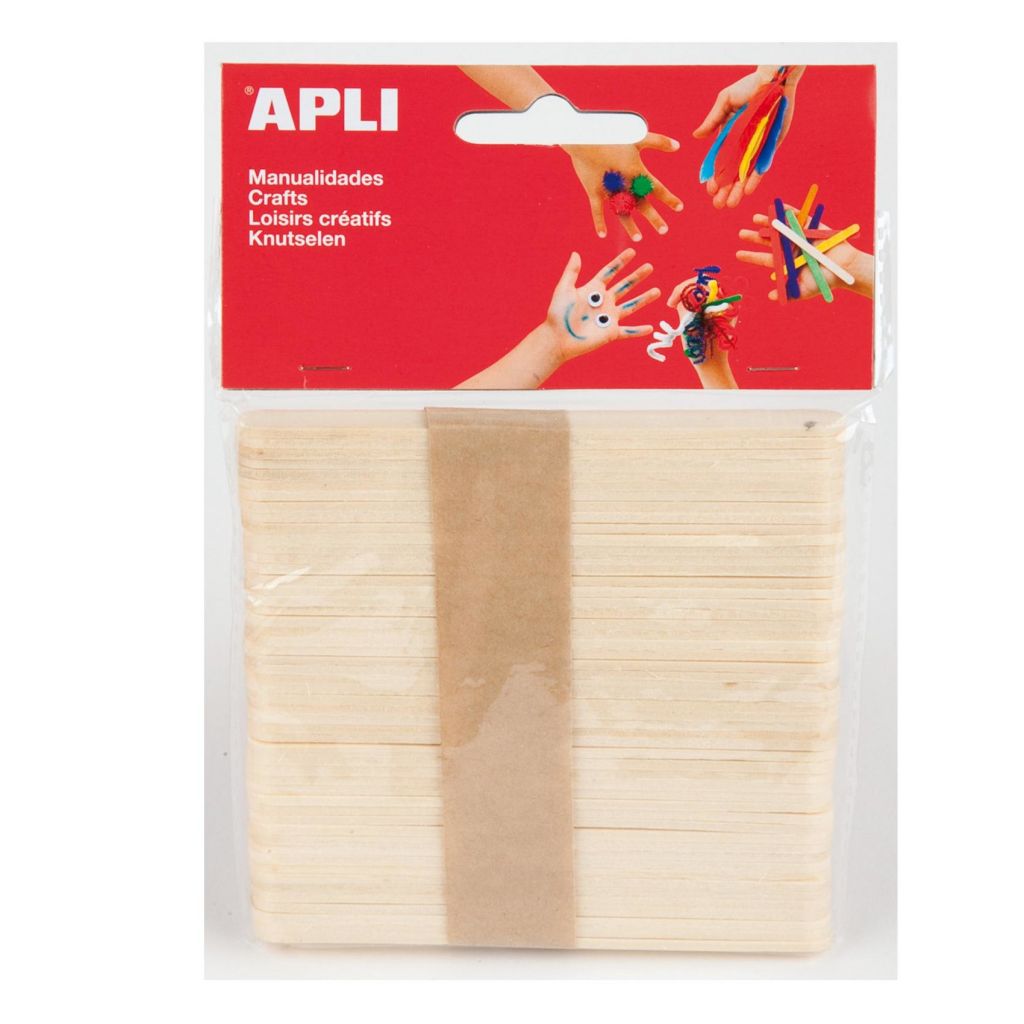 Drveni štapići Apli natur 114x10mm 50/1 13063