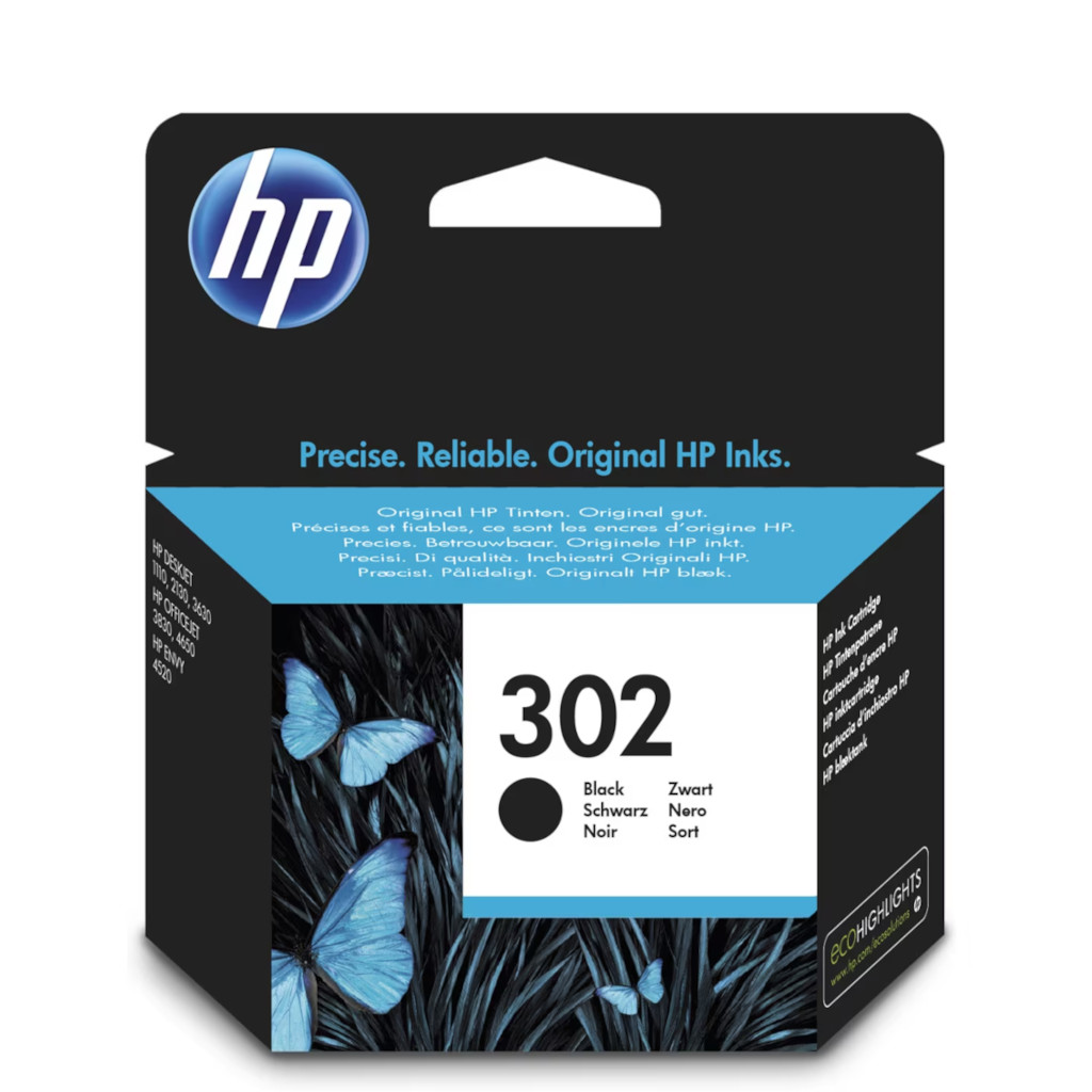 Tinta HP F6U66AE#UUS no.302 DJ2130 black