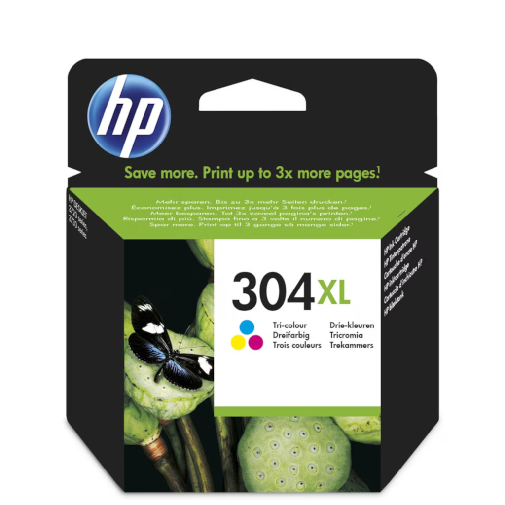 Tinta HP N9K07AE#UUS no.304XL DJ2630 tri-color
