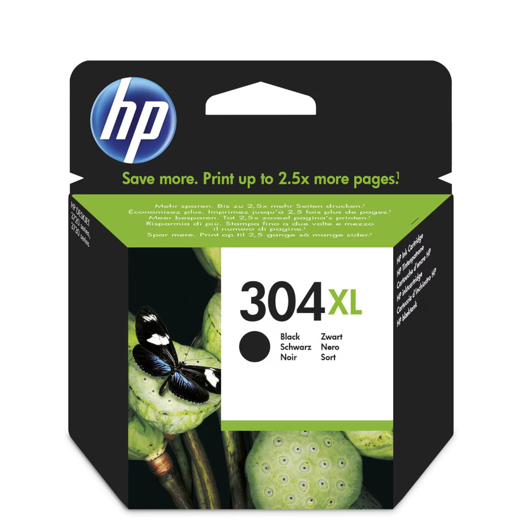 Tinta HP N9K08AE#UUS no.304XL DJ2630 black