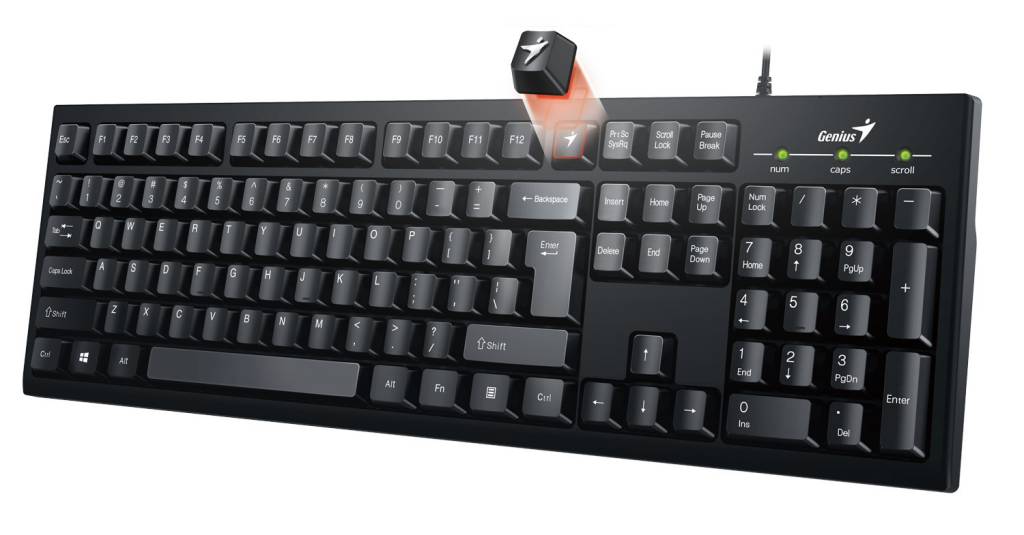 Tipkovnica Genius smart KB-100 USB crna