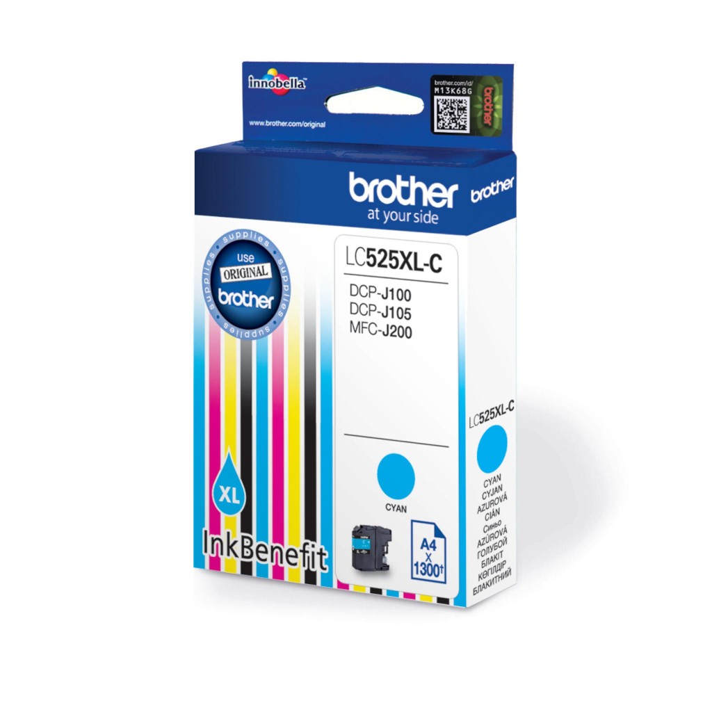 Tinta Brother LC525XLC cyan 1.3k
