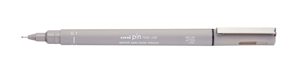 Marker Uni pin01-200 svijetlo sivi