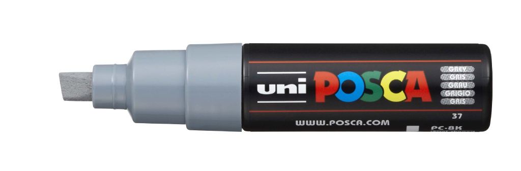 Marker Uni pc-8k Posca sivi (Japan)