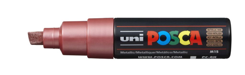 Marker Uni pc-8k Posca metallic crveni (Japan)