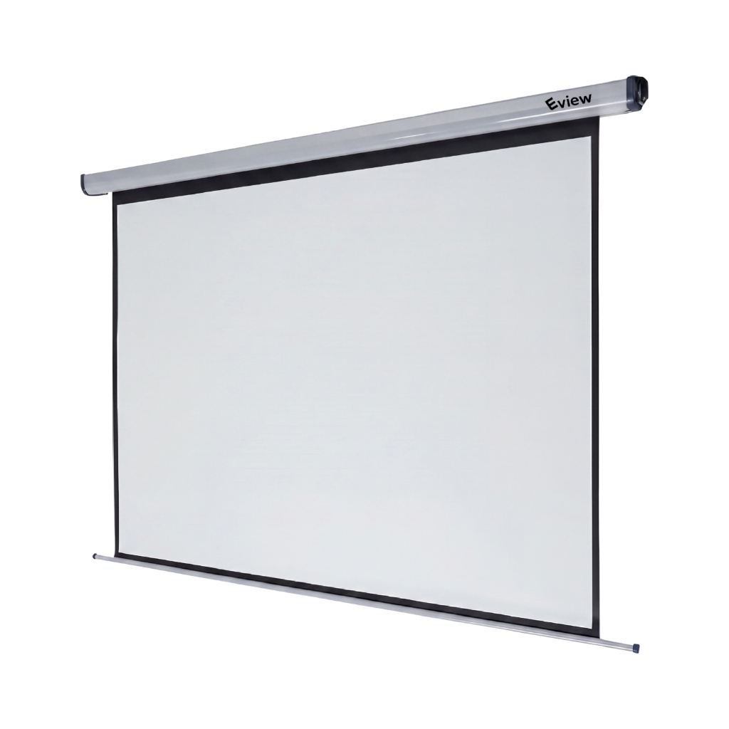 Projekcijsko platno E-View MS240/244×244cm, zidno, ručno