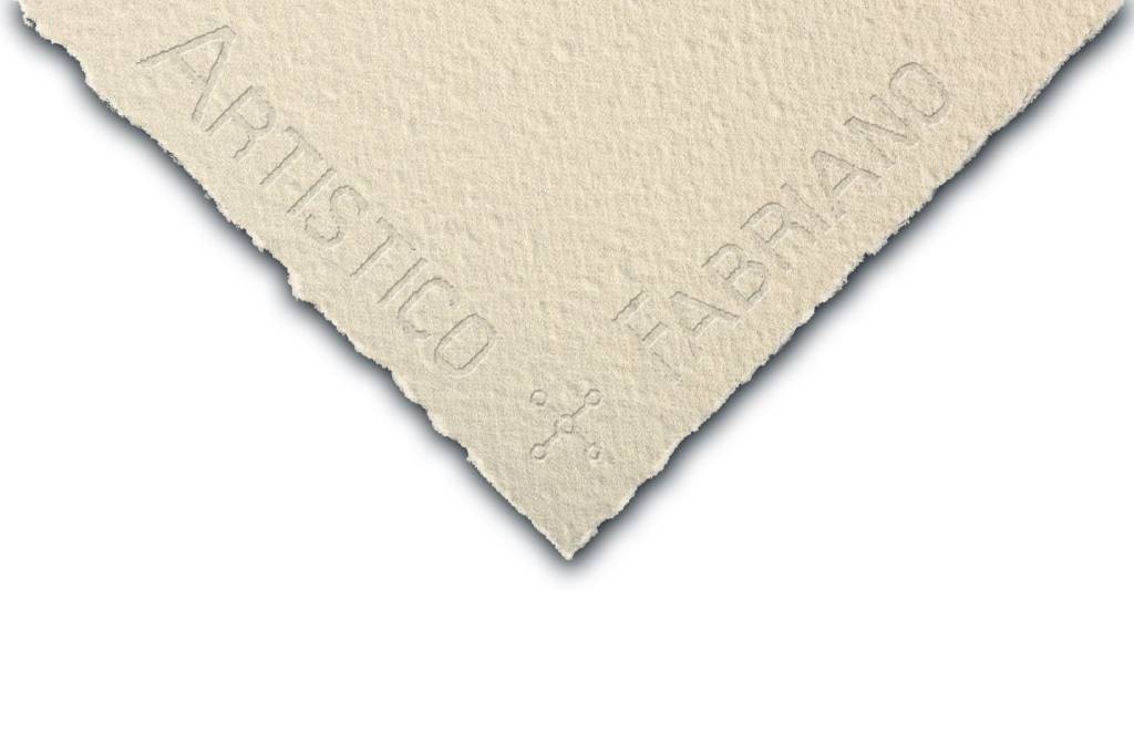 Papir Fabriano artistico traditional white gf cold pressed 56x76 300g 4 nerezana...