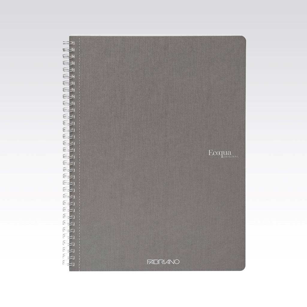Bilježnica Fabriano Ecoqua original A4 90g 70L spiralna kocke antracite 1929010...