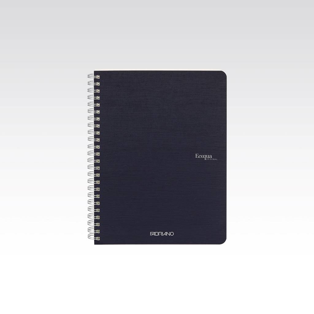 Bilježnica Fabriano Ecoqua original A5 90g 70L spiralna crte dark blue 19148204