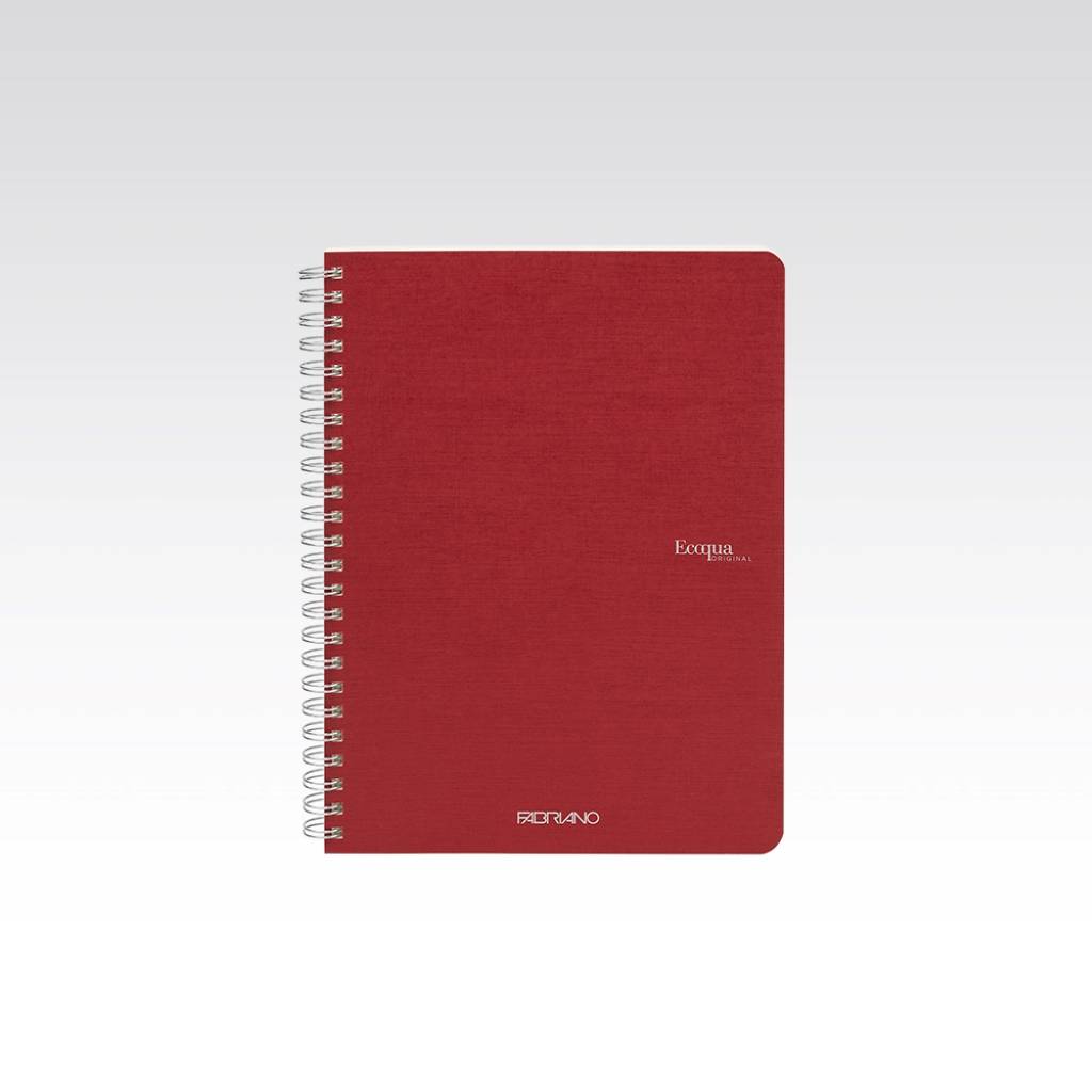 Bilježnica Fabriano Ecoqua original A5 90g 70L spiralna crte cherry 19148203