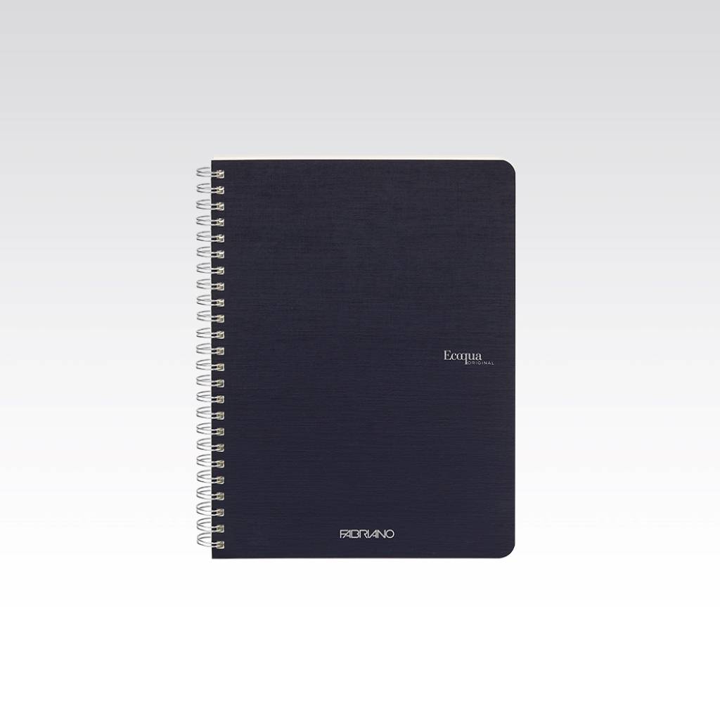 Bilježnica Fabriano Ecoqua original A5 90g 70L spiralna kocke dark blue 1914810...