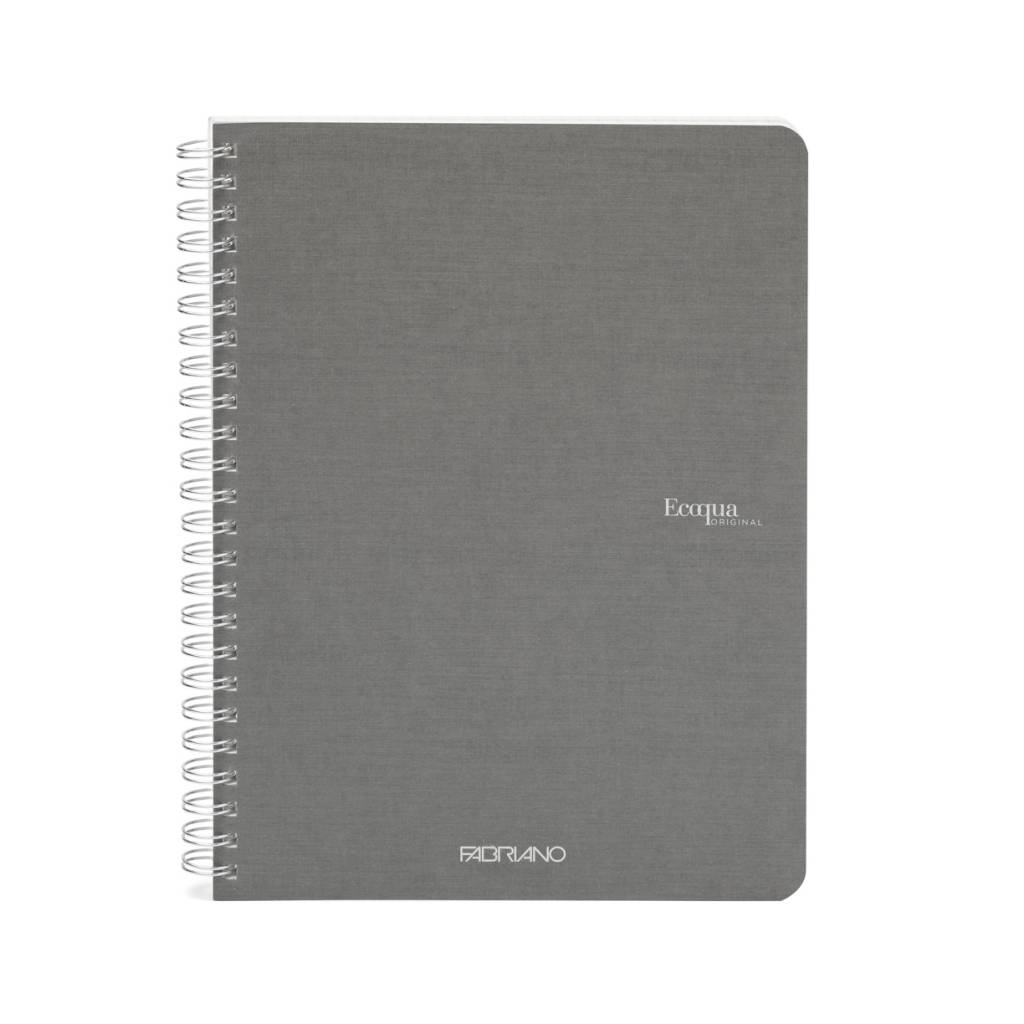 Bilježnica Fabriano Ecoqua original A5 90g 70L spiralna kocke antracite 1914810...