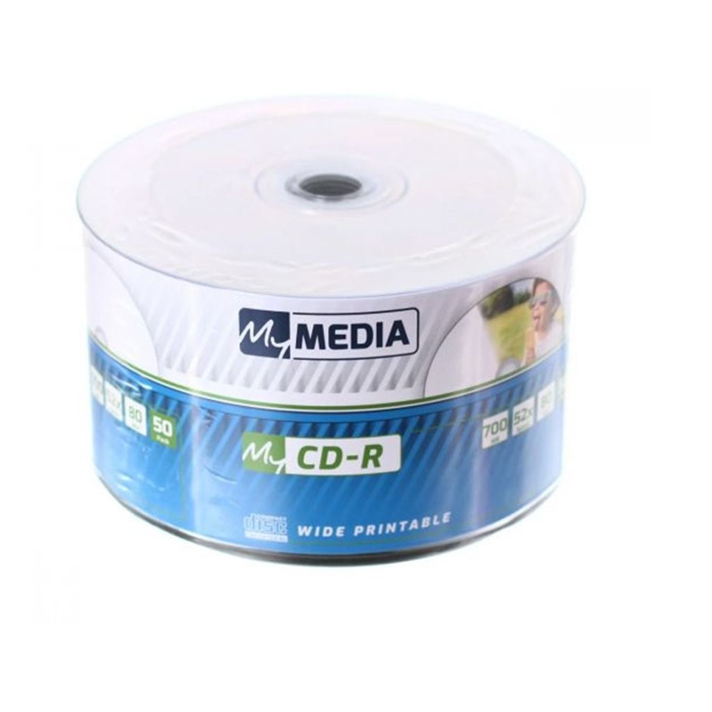 CD-R MyMedia #69206 700MB 52x, Wrap Spindle 50/1, Printable
