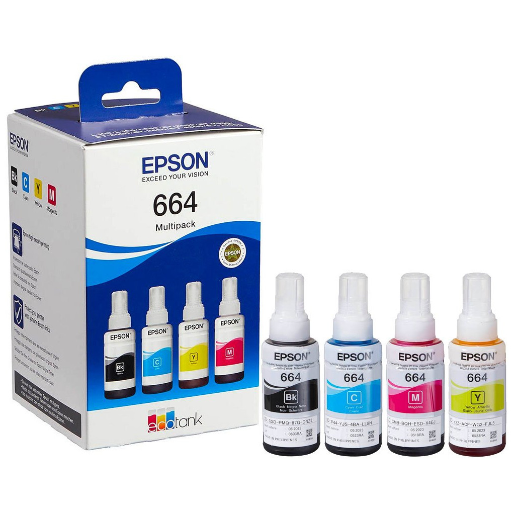 Tinta Epson T66464A multipack C13T66464A 280ml			