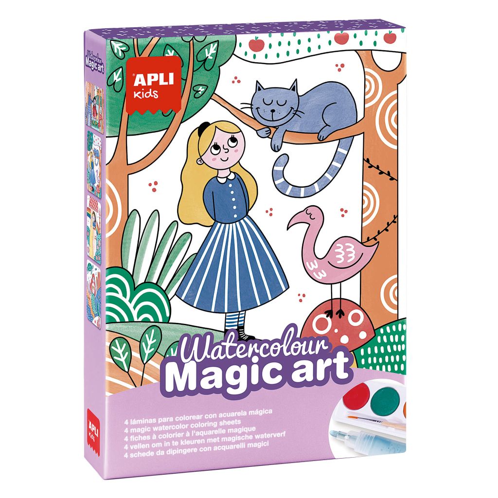 Igra Apli Watercolor Magic Art za slikanje vodenim bojama i čarobnim flomastero...