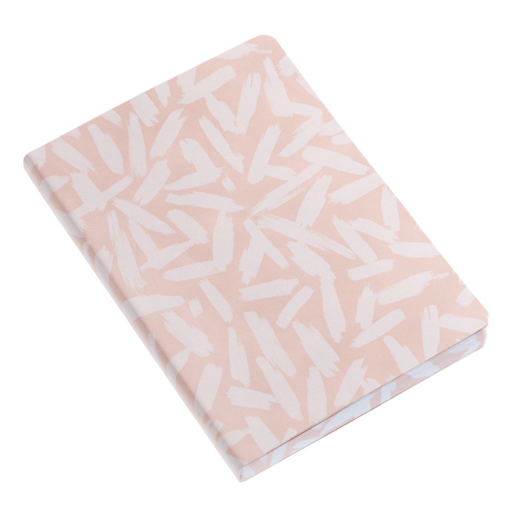 Notes Miquelrius A5 black or white pink točkice 160L 100g MR8194