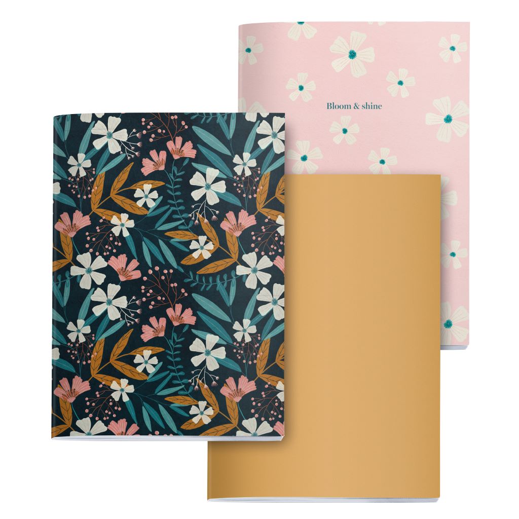 Notes Miquelrius A5 Wildflowers 32L 80g točkice 3/1 MR8200 