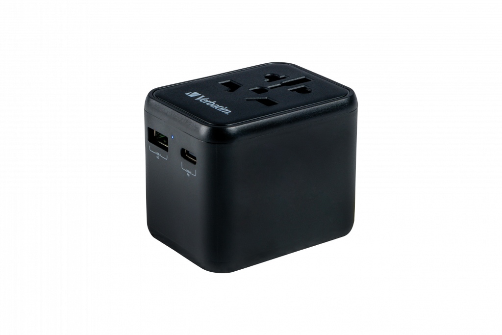 Adapter Verbatim UTA-02 #49544 univerzalni putni, USB-C PD i USB-A QC