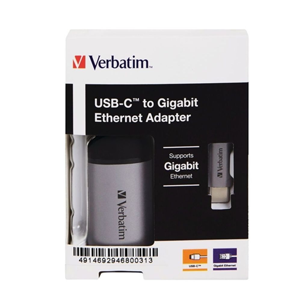 Adapter Verbatim #49146 USB-C to Gigabit Ethernet