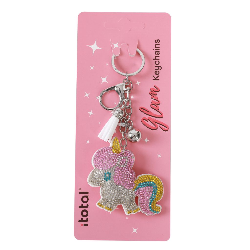 Privjesak za ključeve iTotal Unicorn mix 15x8cm XL1436