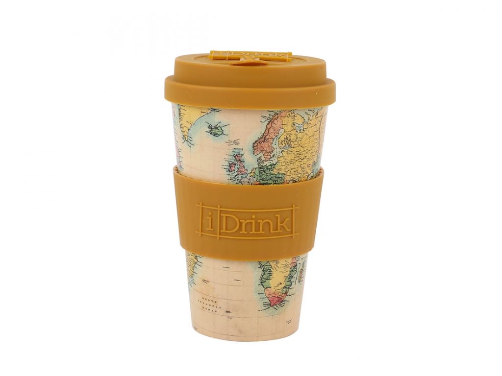 Šalica iTotal putna 435ml Let’s travel the world ID5012