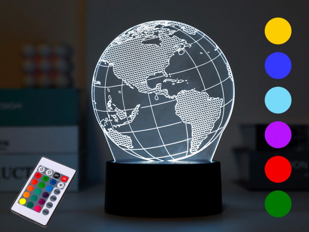 Lampa 3D na dodir iTotal promjena boja World XL2335