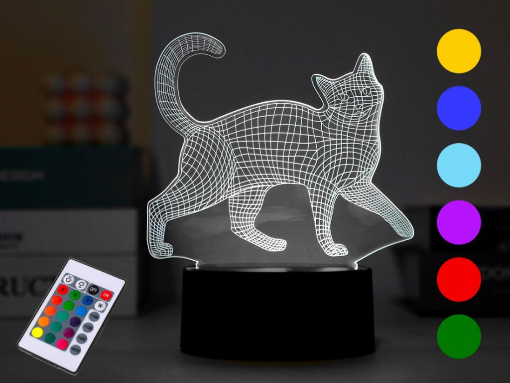 Lampa 3D na dodir iTotal promjena boja Cat XL2330