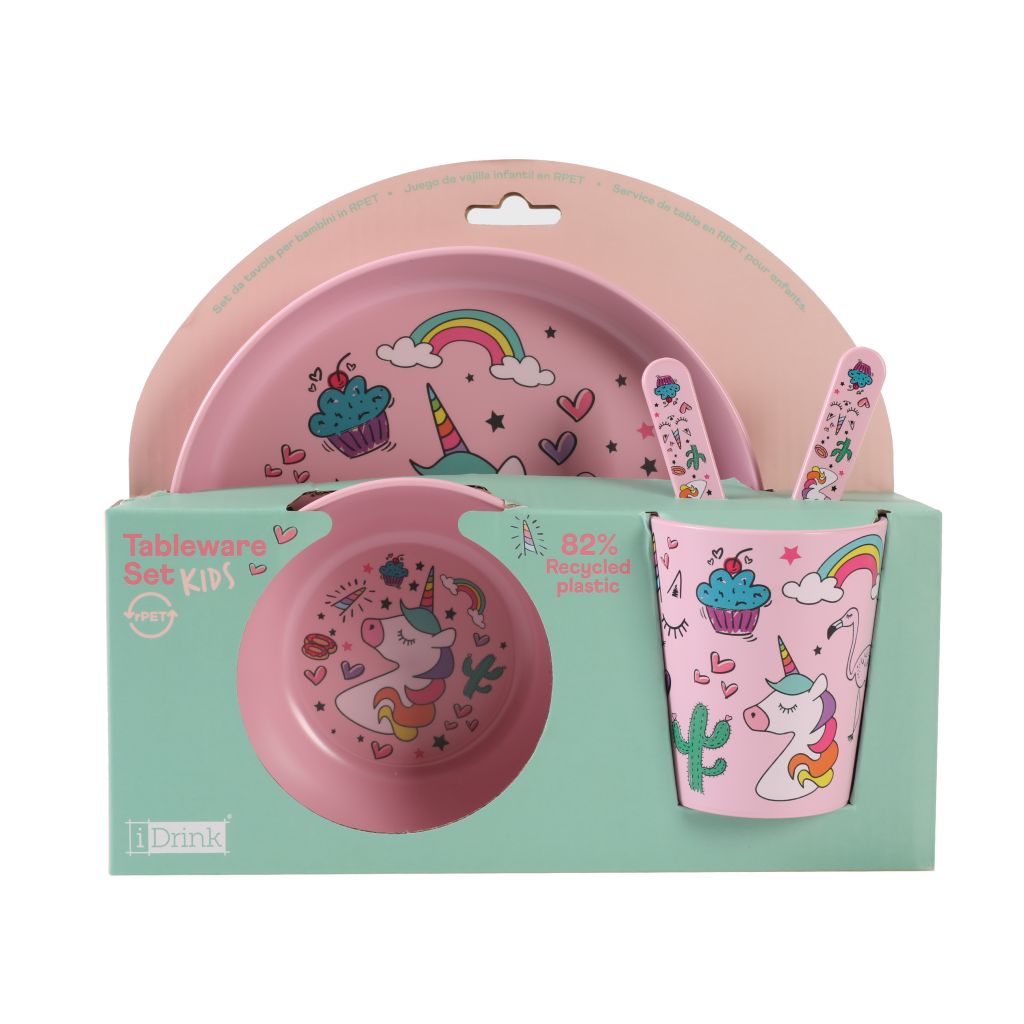Set pribora za jelo iTotal Unicorn kids jednorog ID5301A