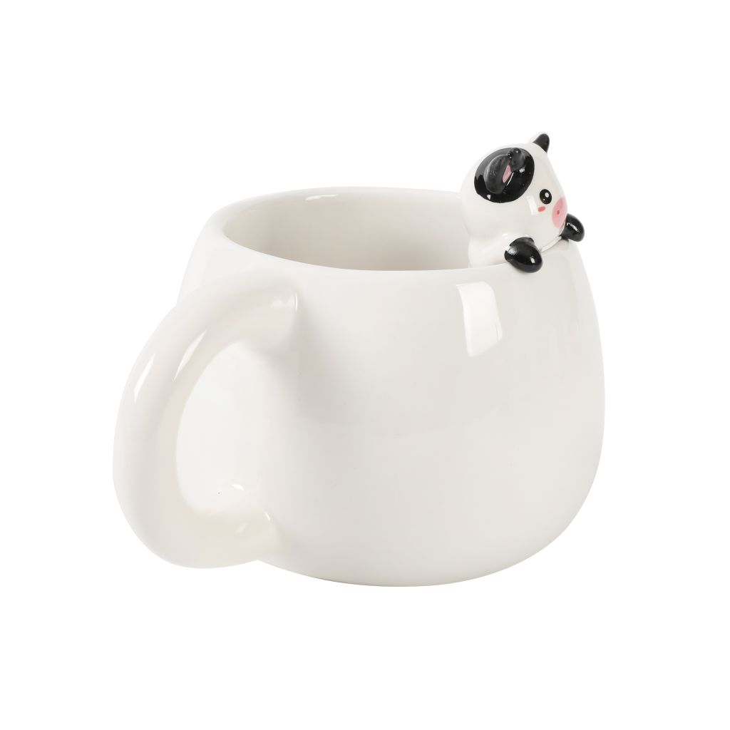 Šalica iTotal Charm Cute animals bijela kravica XL2568