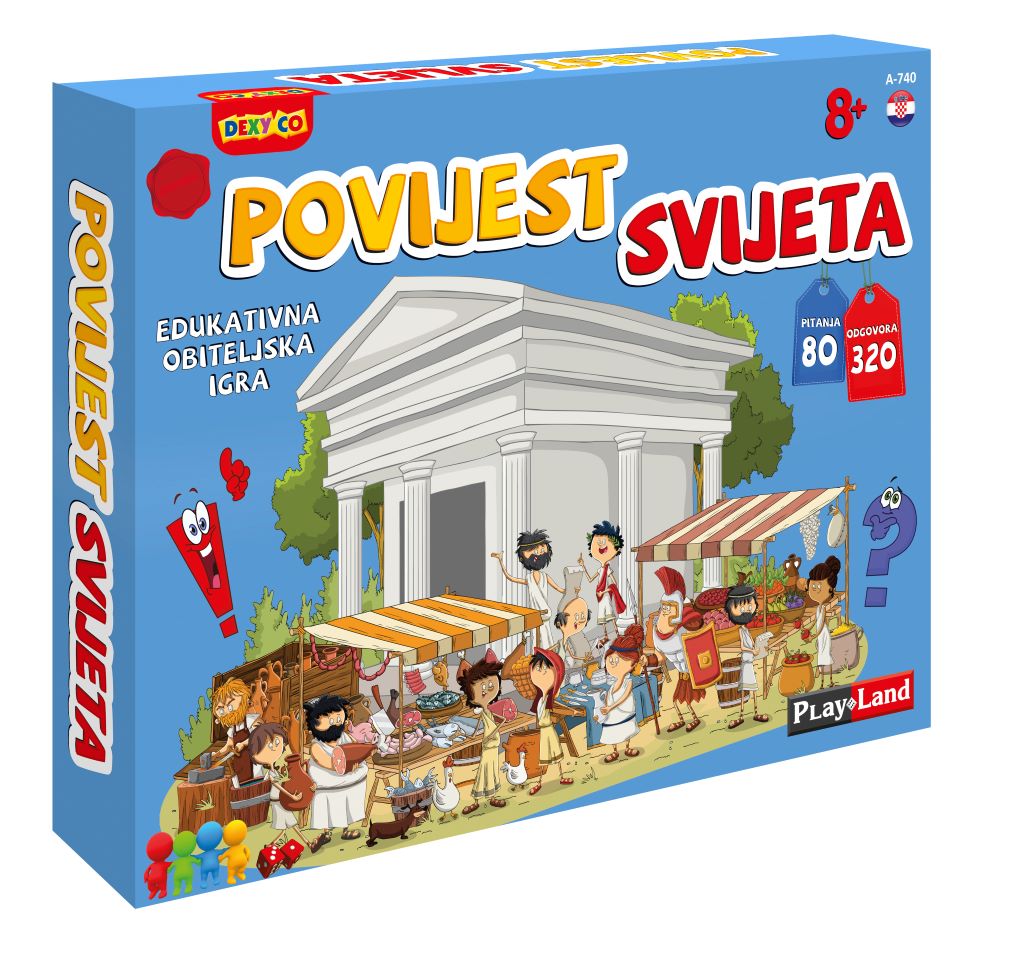 Društvena igra Playland povijest svijeta L-740 HR