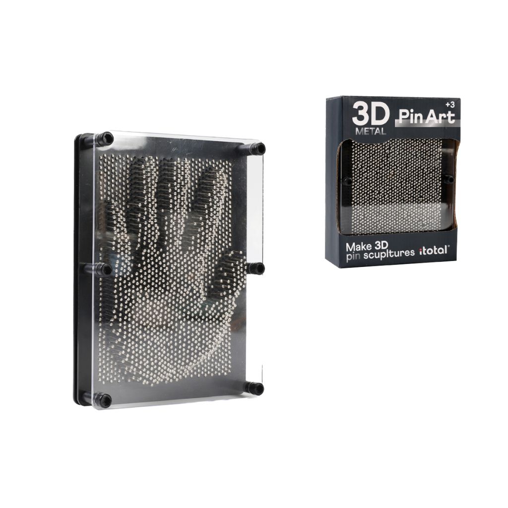 Pin art ploča iTotal metalna siva XL2706
