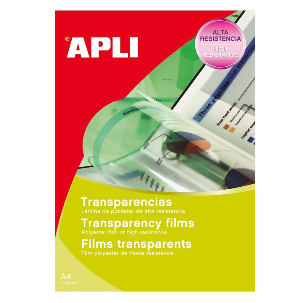 Folija Apli A4 za laser i kopirku 100my 100L 1062