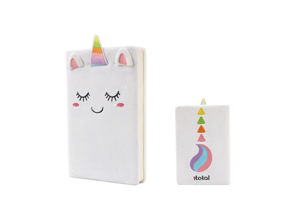 Notes iTotal plišani A5 Unicorn jednorog XL2052C