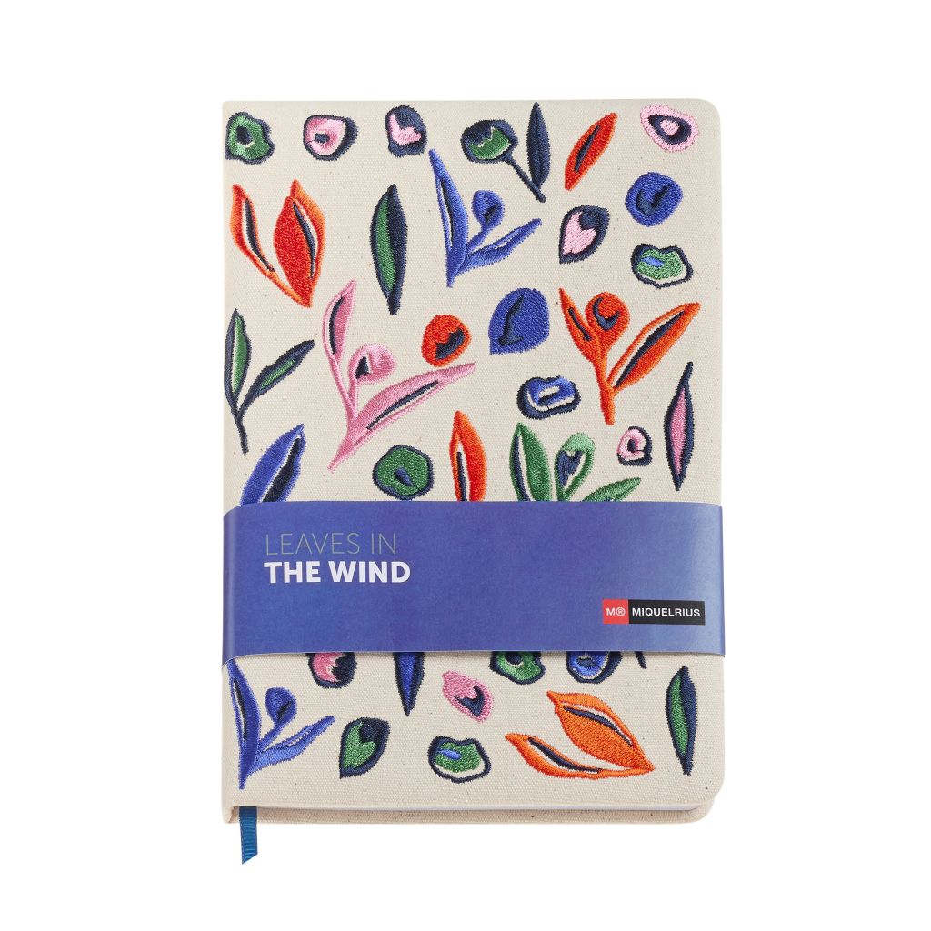 Notes Miquelrius A5 80g Leaves in the wind vezeni točkice MR8253