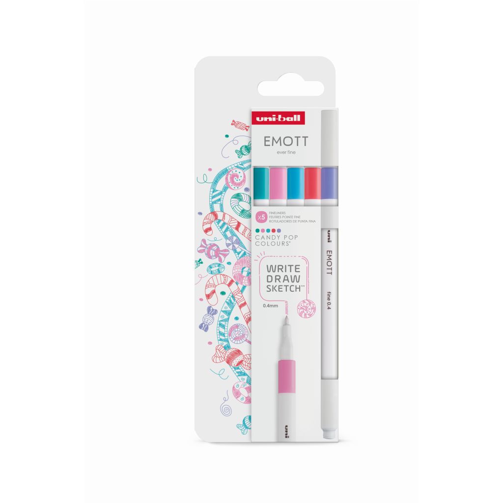 Marker Uni emott (0.4) pak 5 kom Candy pop colours 302422260