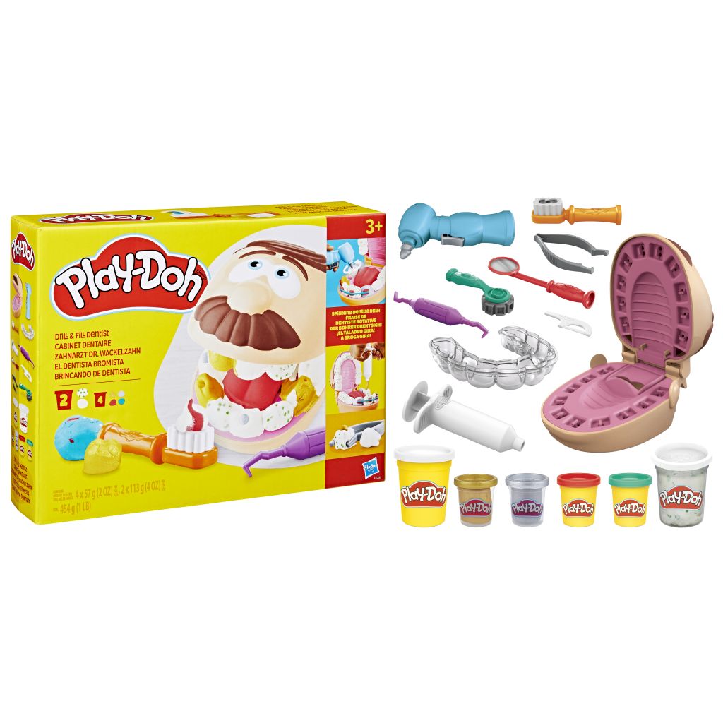 Masa za modeliranje Hasbro Play-doh drill n fill dentist F12595L0