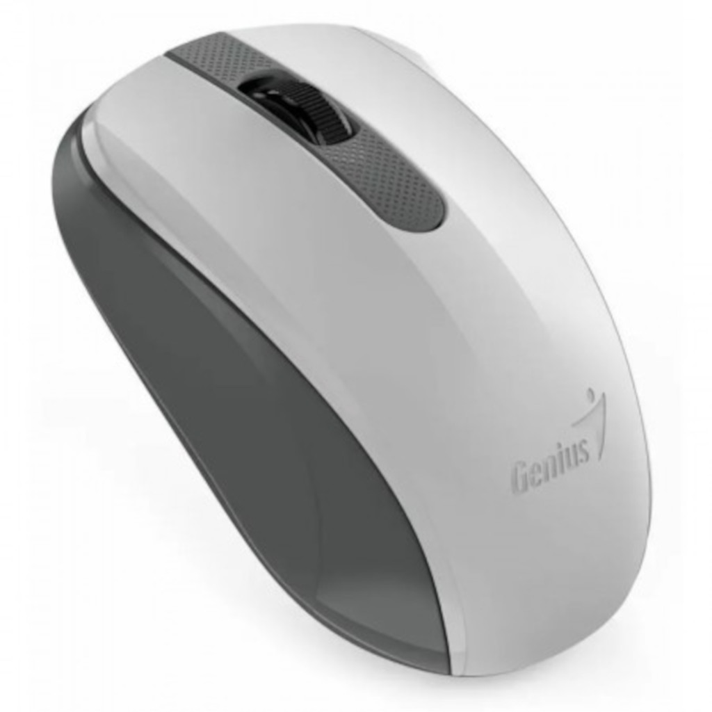 Miš Genius NX-8008S, USB, bijelo-sivi, 1200dpi, Silent, Blue Eye