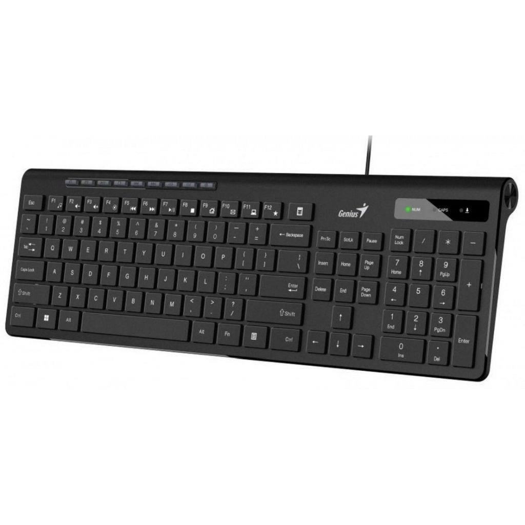 Tipkovnica Genius Slimstar 230 II USB crna US 