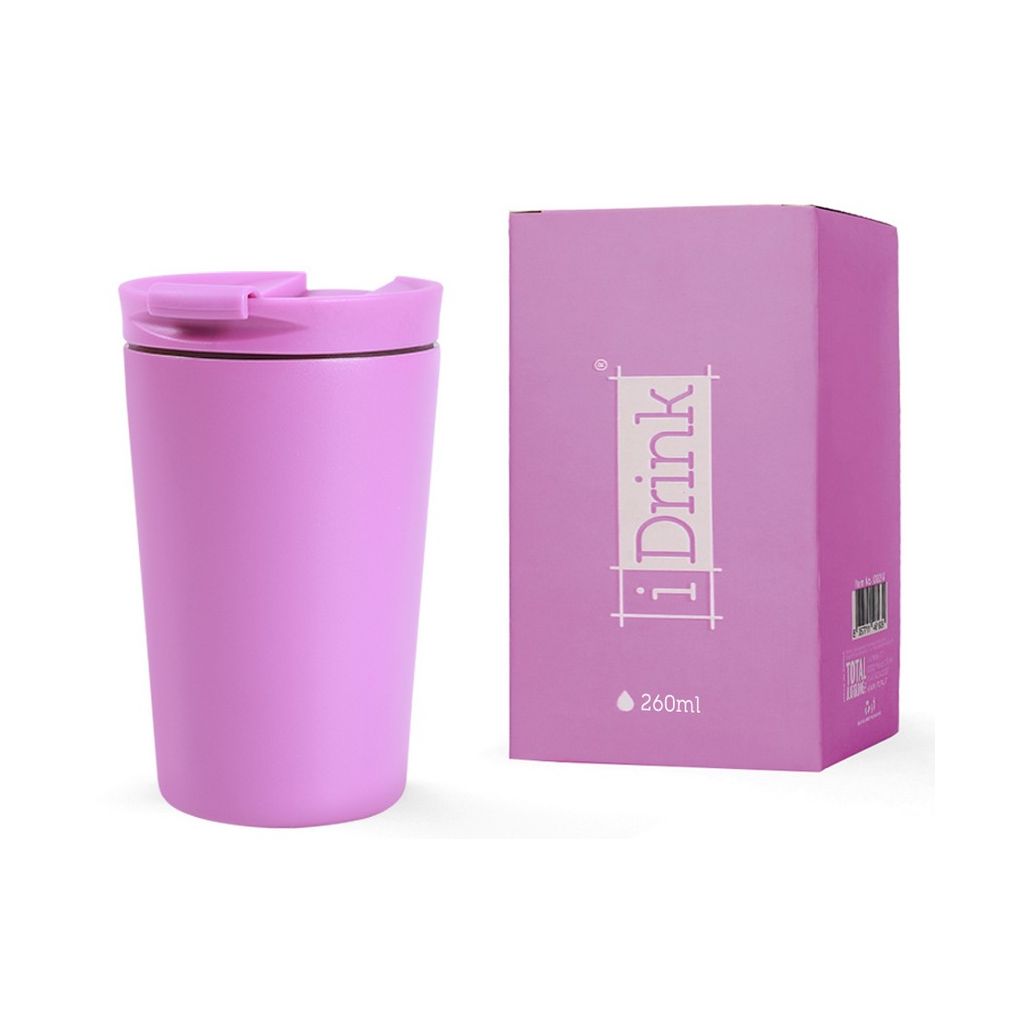 Šalica iTotal putna 260ml Light purple ID0240