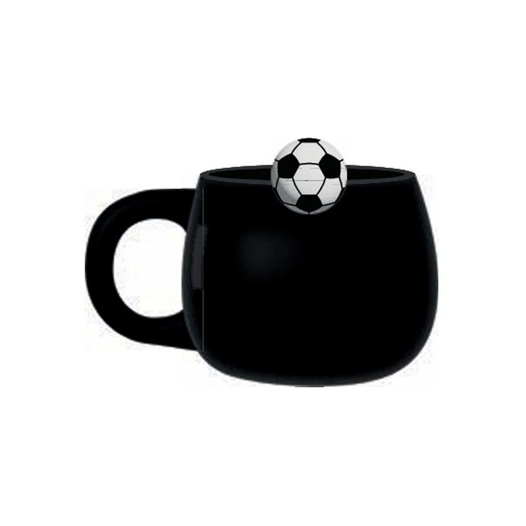 Šalica iTotal Charm Nogomet SPORT crna XL2525J