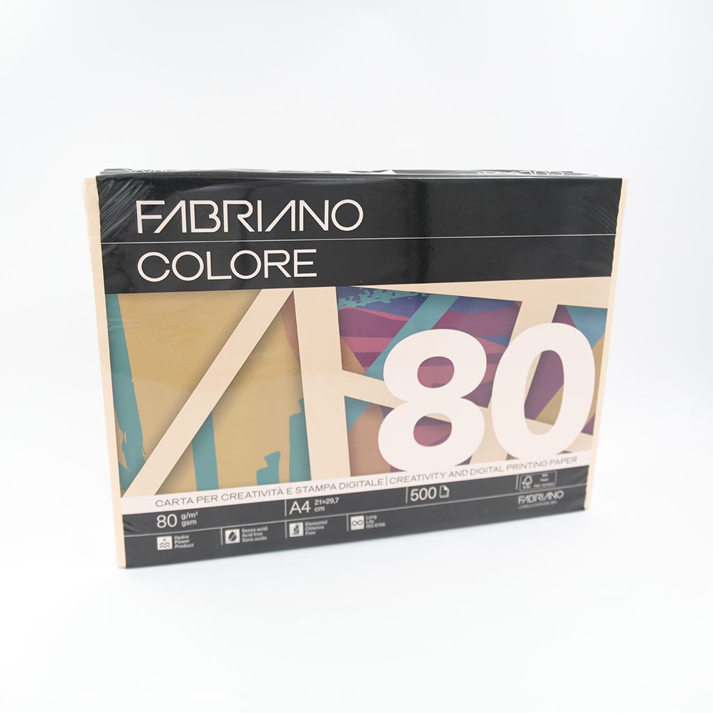 Papir Fabriano Colore A4/80g albicocca 500L 75221297 soft